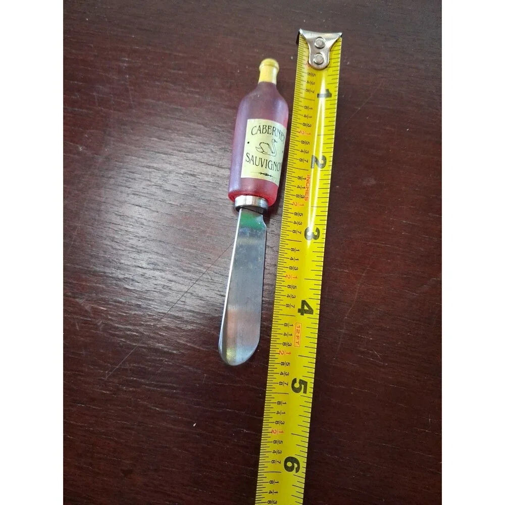 Wine Bottle Shape Cheese Spreader Knife Boston WareHouse
